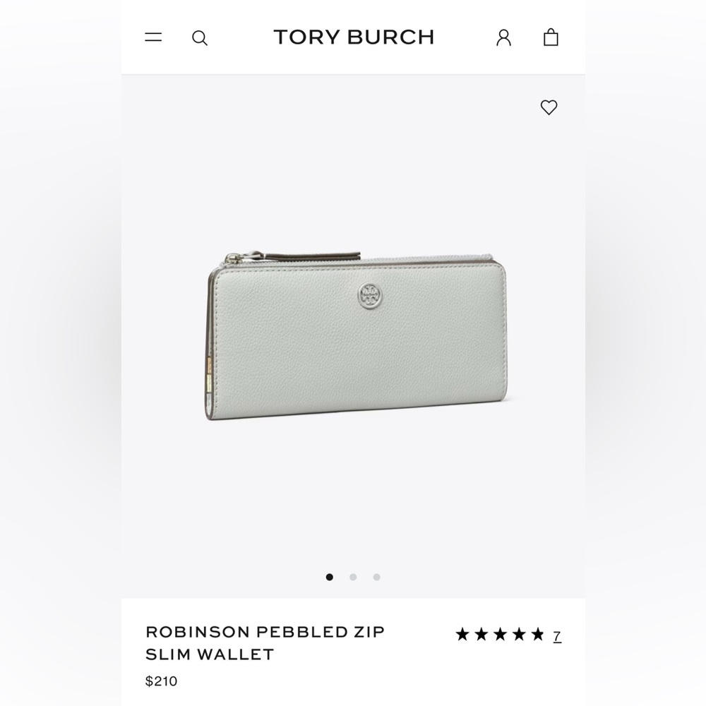 Tory Burch Fuchsia magenta Patent Leather Zip continental Wallet as Is - Picture 15 of 16